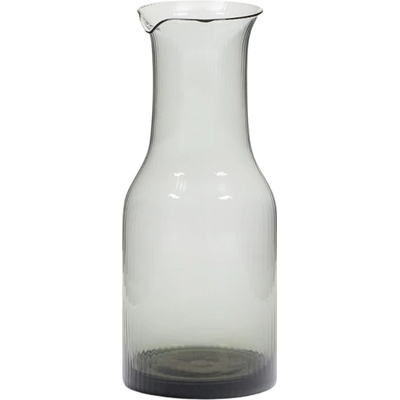 Kave Home Šedá skleněná karafa Thiba 900 ml