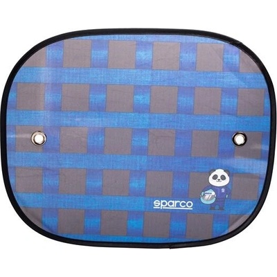 Sparco Clony slnečné na bočné okno modré 44 x 36 cm 2 ks