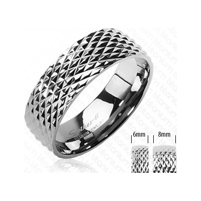 Steel Edge Titanový prsten Spikes 3500