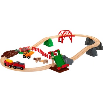 Brio Vláčkodráha World 33984 Hrací set zvířecí farma