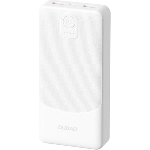Dudao Външна батерия Dudao K10Pro 2.4A 20000mAh 2 x USB-A - Бяла (10429808)