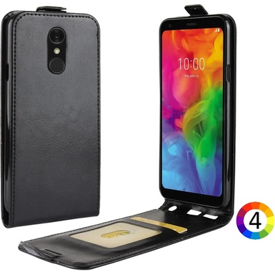 LG Q7 Flip3 Кожен Калъф и Скрийн Протектор