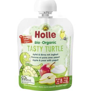 Holle Био пауч Holle - Йогурт с ябълка и круша, 85 g (0344) - ozone