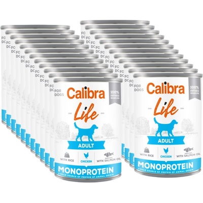 Calibra Dog Life Adult Chicken with Rice 24x400g