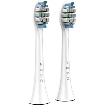 AENO Replacement toothbrush heads, White, Dupont bristles, 2pcs in set (for ADB0003/ADB0005 and ADB0004/ADB0006) (ADBTH3-5)