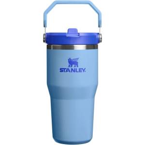 STANLEY Син термос от неръждаема стомана 600 ml IceFlow Flip Straw 2.0 Tumbler Blue Sky - Stanley (100000147357)