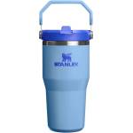 STANLEY Син термос от неръждаема стомана 600 ml IceFlow Flip Straw 2.0 Tumbler Blue Sky - Stanley (100000147357)