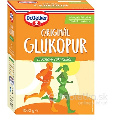 GLUKOPUR ORIGINÁL Dr.Oetker prášok, prírodné sladidlo 1000 g