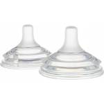 Canpol Антиколик двузонов биберон Canpol - Natural Shape, 12 м+, 2 броя (21/753) - baby