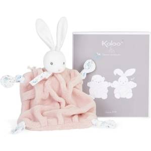 Kaloo Кърпичка за гушкане розово зайче plume