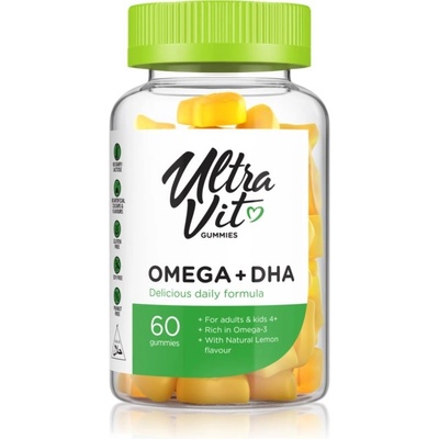 VPLab UltraVit Gummies Omega+DHA žvýkací měkké tobolky 172 g