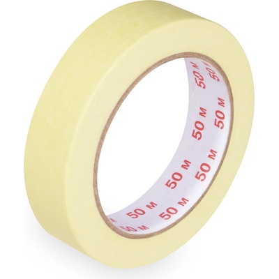 Wimex Lepicí páska krepová žlutá 25 mm x 50 m
