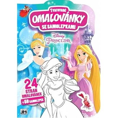 Jiri Models Omalovánky tvarované + samolepky Princezny