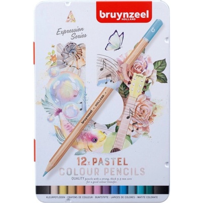 Bruynzeel 60312112 pastelové odstíny 12 ks