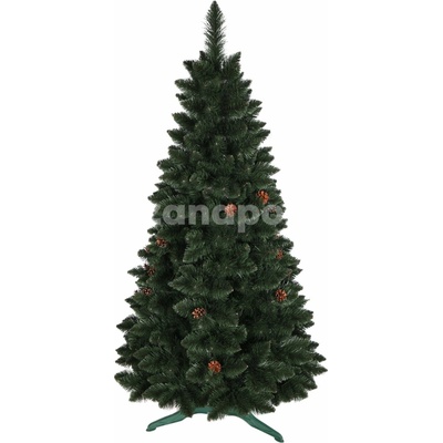 zanapo.cz Umělý vánoční stromeček Borovice de luxe classic se šiškami 150 cm