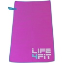 LIFEFIT rychleschnoucí ručník z mikrovlákna 105 x 175 cm, fialový