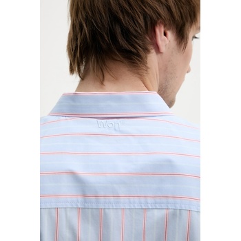 Won Hundred Памучна риза Won Hundred в синьо със стандартна кройка с класическа яка 3558-14268 (3558.14268)