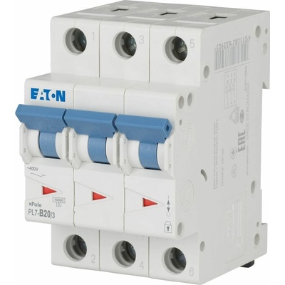 Eaton PL7-B20/3 char B 10kA 20A 263390