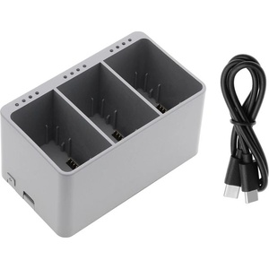 Cameron Sino Зарядно устройство за 3 батерии за DJI Mini 3, Mini 3 Pro, Mini 4, Mini 4 Pro, алтернативно (DF-DJM300TH)