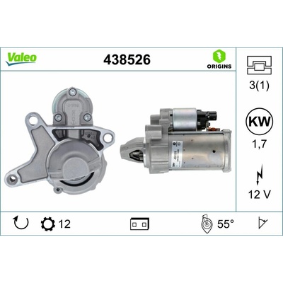 Štartér VALEO ORIGINS NEW STOP&START OE TECHNOLOGY 438526