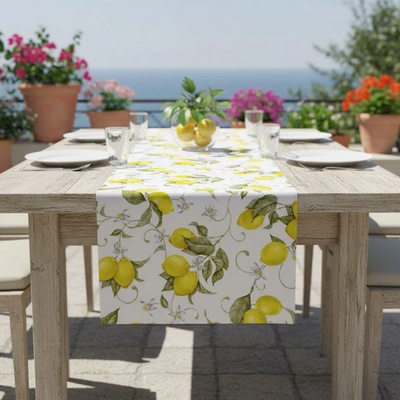 Mondo Italia Běhoun Panama Citrony Žlutá 50x150 cm
