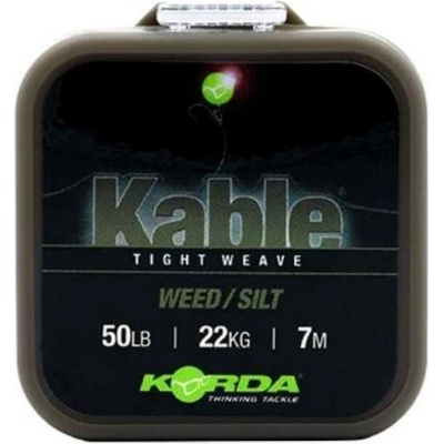 Korda Kable olověnka Tight Weave 7m 50lb weed