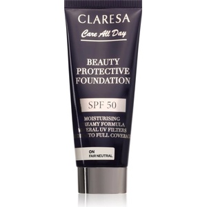 Claresa Care All Day Beauty Protective Foundation защитен фон дьо тен SPF 50 цвят 0N Fair Neutral 30ml