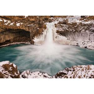 DIMEX ART Флизелинов фототапет исландски водопад 375 x 250 см
