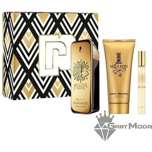 Paco Rabanne 1 Million - EDT тоалетна вода 100 ml + душ гел 100 ml + EDT 10 ml - подаръчен комплект за мъже