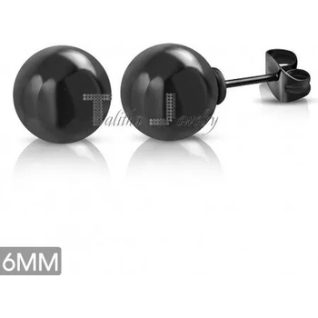 Image 1 of Talitha Обеци черни топчета