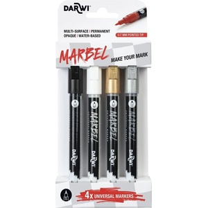 Darwi Marbel Комплект маркери 0, 7 мм Basic 4 бр (DA0223001K01C)