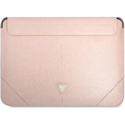 GUESS Калъф за лаптоп/таблет до 16" Guess Uptown Triangle logo, Розов (GUE001826-0)
