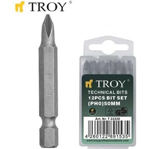 TROY Накрайници за отвертка (PH2x50mm) (T 22222)