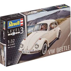 Revell Сглобяем модел, Revell, Автомобил VW Beetle, 24 части (R07681)
