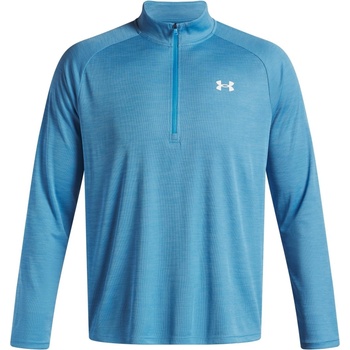 Under Armour Tech ½ Zip Long Sleeve Mens - Ether Blue