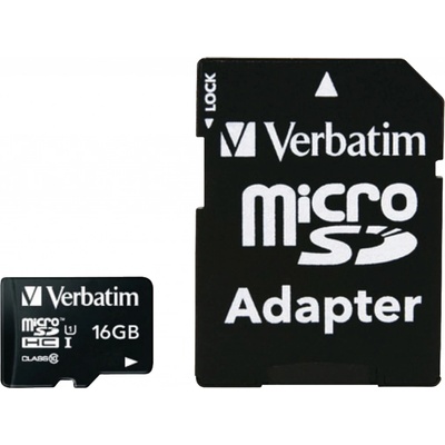 Verbatim MicroSDHC 16 GB 44082 – Zboží Živě