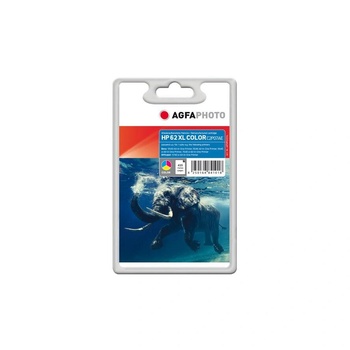 Compatible AgfaPhoto HP No. 62 XL цветен мастилен патрон (APHP62CXL)