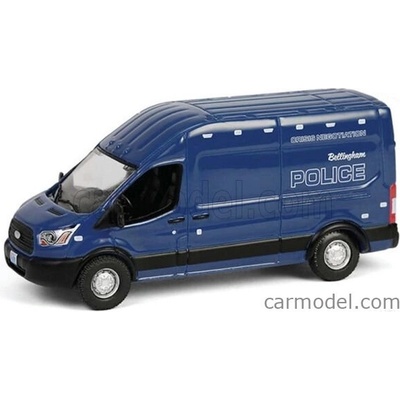 Greenlight Ford england Transit Van High Roof Police 2020 Blue 1:64