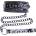 SuperLove Neo Diamond Collar with Leash Black