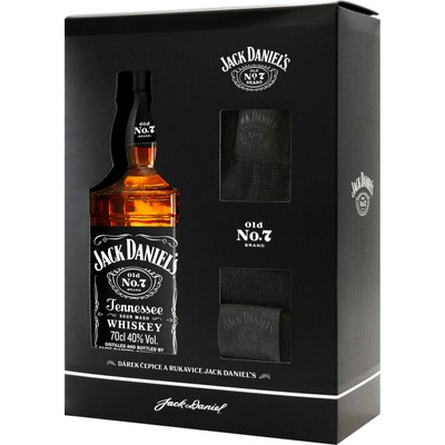 Jack Daniel's No.7 40% 0,7 l (dárkové balení zimní set)