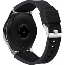 Eternico Essential Vertical Grain Silver Buckle universal Quick Release 22mm čierny AET-SMQRVEG25B-22