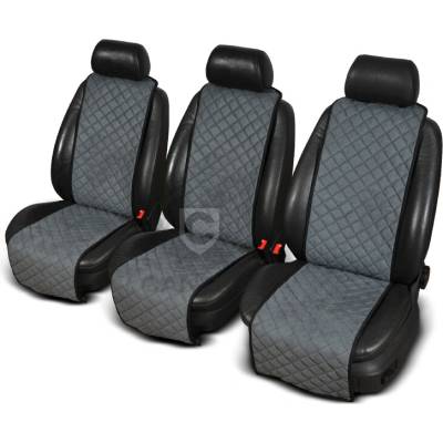 Autopotah Cantra Trio Světle šedá 3x standardní potahy
