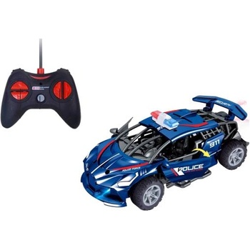 Wiky Полицейска кола с дистанционно управление и димящ ефект