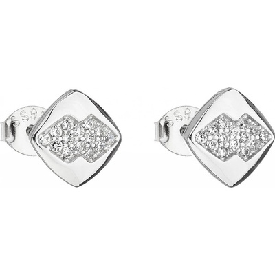 Pavona pecka se zirkonem bílý kosočtverec 11102.1