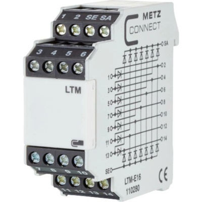 Modul pro testování svítidel Metz Connect LTM-E16 110280, 250 V DC/AC, 1 ks