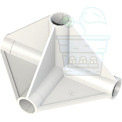 Secret Jardin - Резервен ъглов конектор K-образен ⌀ 16 мм - 4 оси (610744)