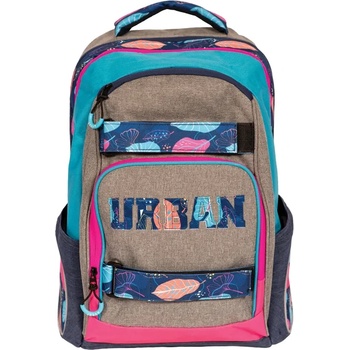S-Cool Ученическа раница s-cool анатомична, urban flowers, 24 л