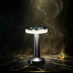 Bewello Настолна лампа Bewello - сребриста, захранвана с батерии, USB (12500B) (12500B)