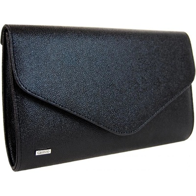 Grosso hrubá spoločenská listová kabelka SP102 čierna