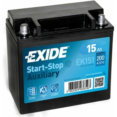 Exide 15AH 200A left+ EK151